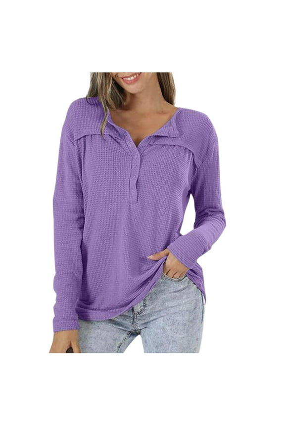 Blouses For Women Lapel Button Down Shirts Office Drop Shoulder Blouse Long Sleeve Collared Work Tops Dressy Casual Tops Blouses Fashion Clothes 2024