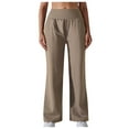 thumbnail image 1 of fheaev Bootcut Yoga Pants For Women Wide Leg Pants High Waist Workout Running Work Pants Athletic Pants Travel Workout Sweatpants Flare Leggings Casual Outfits Women'S Yoga Pants, 1 of 7