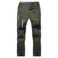 thumbnail image 1 of fheaev Cargo Pants for Men Solid Color Ripstop Water Resistant Breathable Hiking Pants with Multi Pockets Zipper Fitness Straight Leg Trousers Men'S Tactical Pants Military Work Pants, 1 of 4