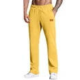 thumbnail image 1 of fheaev Fleece Sweatpants for Men Workout Sweatpants with Pockets Drawstring Elastic Waist Athletic Running Pants Heavyweight Straight Leg Joggers Loose Fit Casual Workout Pants, 1 of 2