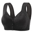 thumbnail image 1 of fheaev Front Closure Bra For Women No Underwire Plus Size Full Coverage Bras Full-Freedom Convenient Front Snap Bras Post Surgery Comfort Front Button Bra Minimizer Bra Wireless Everyday Bras, 1 of 2