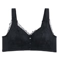thumbnail image 1 of fheaev Front Closure Bras For Women Plus Size Full Coverage Bras No Underwire Front Snap Bras With Adjustable Shoulder Strapunderwear Wireless Minimizer Bra Everyday Bar, 1 of 1