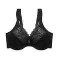 thumbnail image 1 of fheaev Front Closure Bras For Women Plus Size Full Coverage Bras No Underwire Front Snap Bras With Adjustable Shoulder Strapunderwear Wireless Minimizer Bra Everyday Bar, 1 of 1