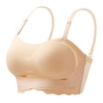 thumbnail image 1 of fheaev Front Closure Bras For Women Plus Size Full Coverage No Underwire Comfort Wireless Detachable Adjustable Shoulder Strap Snap Closing Convenient Everyday Bra Front Buckle Corset Bra, 1 of 7