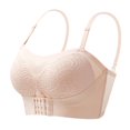 thumbnail image 1 of fheaev Front Closure Bras For Women Plus Size Full Coverage No Underwire Comfort Wireless Detachable Adjustable Shoulder Strap Snap Closing Convenient Everyday Bra Front Buckle Corset Bra, 1 of 6