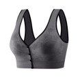 thumbnail image 1 of fheaev Front Closure Bras For Women Post Surgery Brassiere Plus Size Full Coverage No Underwire Comfort Wireless Snap Closing Bra Convenient Everyday Bra Front Button Bras Front Buckle Corset Bra, 1 of 4
