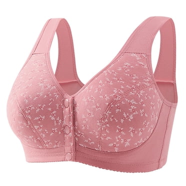 BZGTZT 4pc Bras For Women Wireless Plus Size Bra Full Coverage Scrunched Everyday Push Up Breathable Pleated Bralette