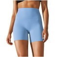 thumbnail image 1 of fheaev High Waisted Biker Shorts for Women Soft Solid Stretch Short Leggings Athletic Workout Running Yoga Gym Shorts Sport Hip Lifting Fitness Yoga Shorts Dance Volleyball Short Pants, 1 of 5