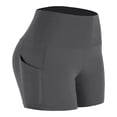 thumbnail image 1 of fheaev High Waisted Biker Shorts for Women Fitness Athletic Workout Running Cycling Gym Shorts S-5XL, 1 of 8