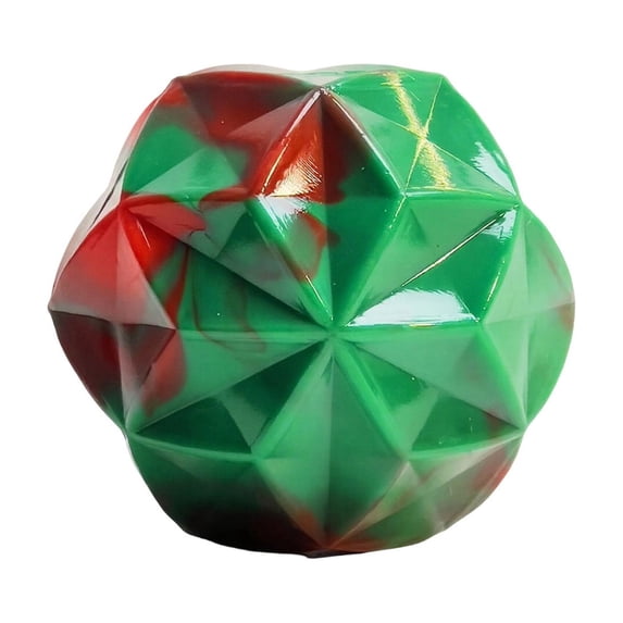 Fheaev Interactive Pet Toys Dog Ball,Christmas-Themed Dog Toys And Indestructible Dog Balls And S Ound-Making Toys And High-Elasticity Teething Balls.