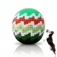 thumbnail image 1 of Fheaev Interactive Pet Toys Dog Toys Dog Ball,Colorful Crocheted Dog Ball Toy Quiet Indoor Toy Relieves Anxiety Cleans Teeth Interactive Soft Chew Toy for Small And Medium Dogs Silent Play, 1 of 9