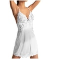 thumbnail image 1 of fheaev Nightgowns for Women Sleeveless Slip Nightshirt Spaghetti Strap Sleep Shirts V-Neck Nightshirts Soft Sleep Dress Sleepwear Short Skirt with Chest Loungewear Loose Camisole Nightgown Pajamas, 1 of 6