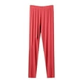 thumbnail image 1 of fheaev Pajama Pants For Women Wide Leg Pants Thin Large Size Fitness Sport Comfy Loose High Waisted Elastic Waist Sweatpants Solid Color Full Length Pants Outside Trousers, 1 of 7