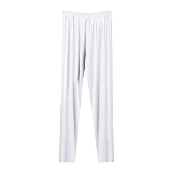 fheaev Pajama Pants For Women Wide Leg Pants Thin Large Size Fitness Sport Comfy Loose High Waisted Elastic Waist Sweatpants Solid Color Full Length Pants Outside Trousers