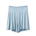 thumbnail image 1 of fheaev Pajama Shorts For Women Thin Style Casual Wide Leg Pants Women'S Shorts Loose Size Home Pants Sleepswear Yoga Leggings Fitness Running Gym Sports Active Pants For Summer, 1 of 6