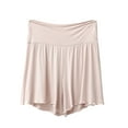 thumbnail image 1 of fheaev Pajama Shorts For Women Thin Style Casual Wide Leg Pants Women'S Shorts Loose Size Home Pants Sleepswear Yoga Leggings Fitness Running Gym Sports Active Pants For Summer, 1 of 4