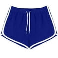 thumbnail image 1 of fheaev Dolphin Shorts for Women Summer Booty Athletic Gym Sports Shorts for Yoga Running Soft Comfy Plus Size Workout Shorts Breathable Elastic Drawstring Shorts, 1 of 6
