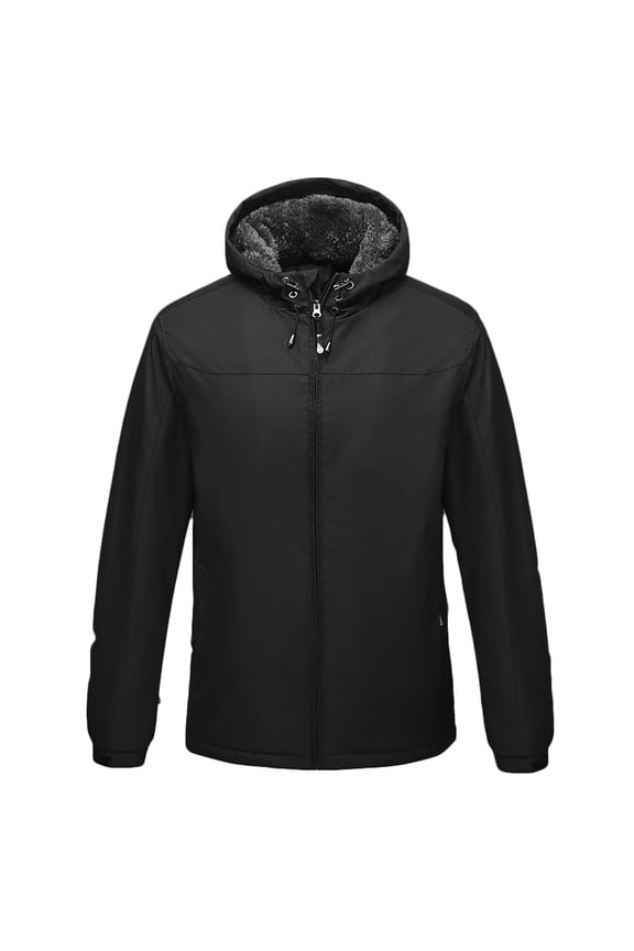 Rain Jacket for Men Thickened Waterproof Ski Jacket Warm Winter Snow Coat Mountain Interchange Jacket Windbreaker Hooded Raincoat for Men Hiking Cycling Travel