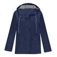 thumbnail image 1 of fheaev Rain Jacket for Women Outdoor Jacket Waterproof Windproof Acket Recreation Sports Interchange Jacket Windbreaker Long Sleeve Detachable Hooded Raincoats, 1 of 6