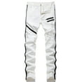 thumbnail image 1 of fheaev Ripped Jeans for Men Slim Fit Stretch Jeans Skinny Jeans Hip Hop Straight Leg Zipper Pant Fashion Distressed Denim Pants with Pocket, 1 of 9