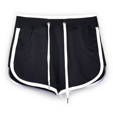 fheaev Summer Shorts For Women Soft Comfy Cotton Plus Size Booty Shorts Fitness Workout Shorts Lounge Shorts Running Drawstring Elastic Shorts Gym Yoga Shorts Active Shorts For Women