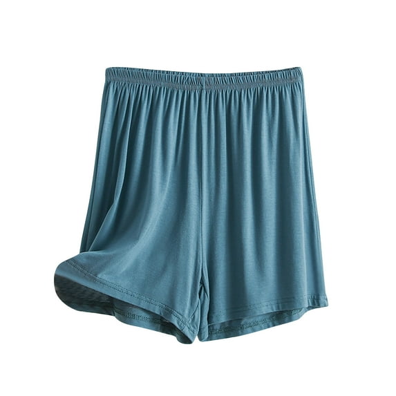 fheaev Summer Shorts for Women Large Size Elastic Waist Knee Length Casual Drawstring Bermuda Shorts with Pockets for Casual Walking Exercise Shorts