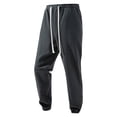 thumbnail image 1 of fheaev Sweatpants for Men Open Bottom Fleece Workout Sweatpants with Pockets Loose Fit Casual Drawstring Waist Athletic Running Trousers Straight Leg Joggers, 1 of 7