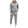 thumbnail image 1 of fheaev Sweatsuits for Men 2 Piece Hoodie Men'S Jogging Tracksuit Set Casual Athletic Running Sports Suits Drawstring Long Sleeve Outfit Pullover Suit Set, 1 of 7