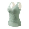thumbnail image 1 of fheaev Thermal Tank Top for Women Thicken Sleeveless Self-Heating Lace Warm Fleece Lined Bottoming Cold-Proof Camis Tank Underwear Top for Winter Cold Weather Skii, 1 of 4