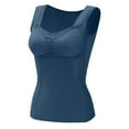 thumbnail image 1 of fheaev Thermal Tank Tops for Women Self-Heating Lace Warm Cami Compression Lace Camisole V Neck Slimming Seamless Fleece Bottoming Cold-Proof Underwear, 1 of 3