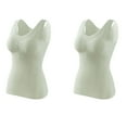 thumbnail image 1 of fheaev Thermal Tank Tops for Women Winter Solid Color V-Neck Sleeveless Chest Cushion Heating Warm Seamless Cold-Proof Thermal Underwear Cold Weather Fit Warm Base Layer Outfits, 1 of 9
