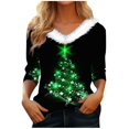 thumbnail image 1 of fheaev Ugly Christmas Sweater for Women Cute Christmas Tree Shirt Graphic Long Sleeve Shirt Xmas Holiday Party Pullover Blouse Women'S Novelty Sweaters, 1 of 4