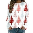 thumbnail image 1 of fheaev Ugly Christmas Sweatshirt for Women Funny Xmas Print Graphic Shirts Lightweight Christmas Long Sleeve Crewneck Pullover Casual Hoodless Sweatshirt Loose Blouse Tops, 1 of 4