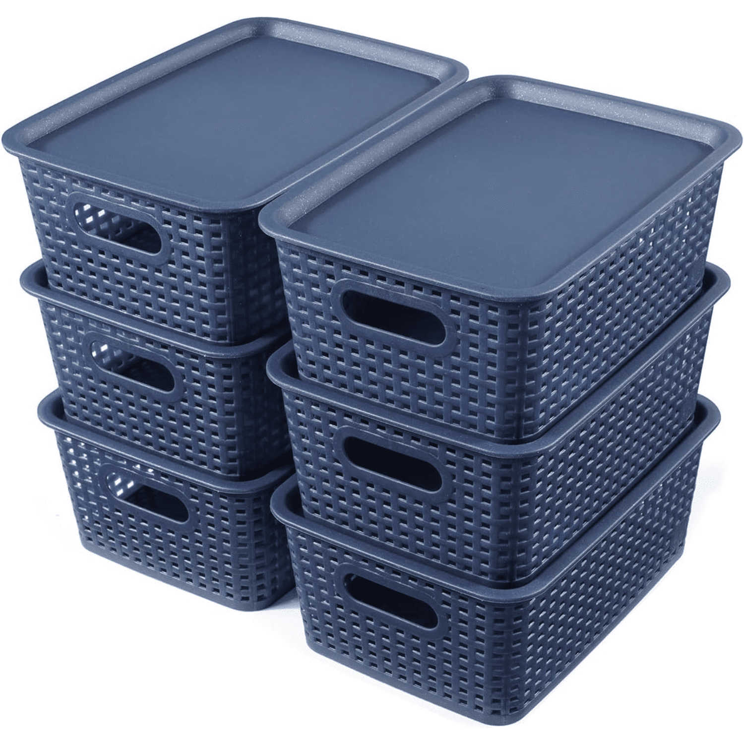 nltwyib Plastic Storage Baskets Bins With Lid Organizing Container ...