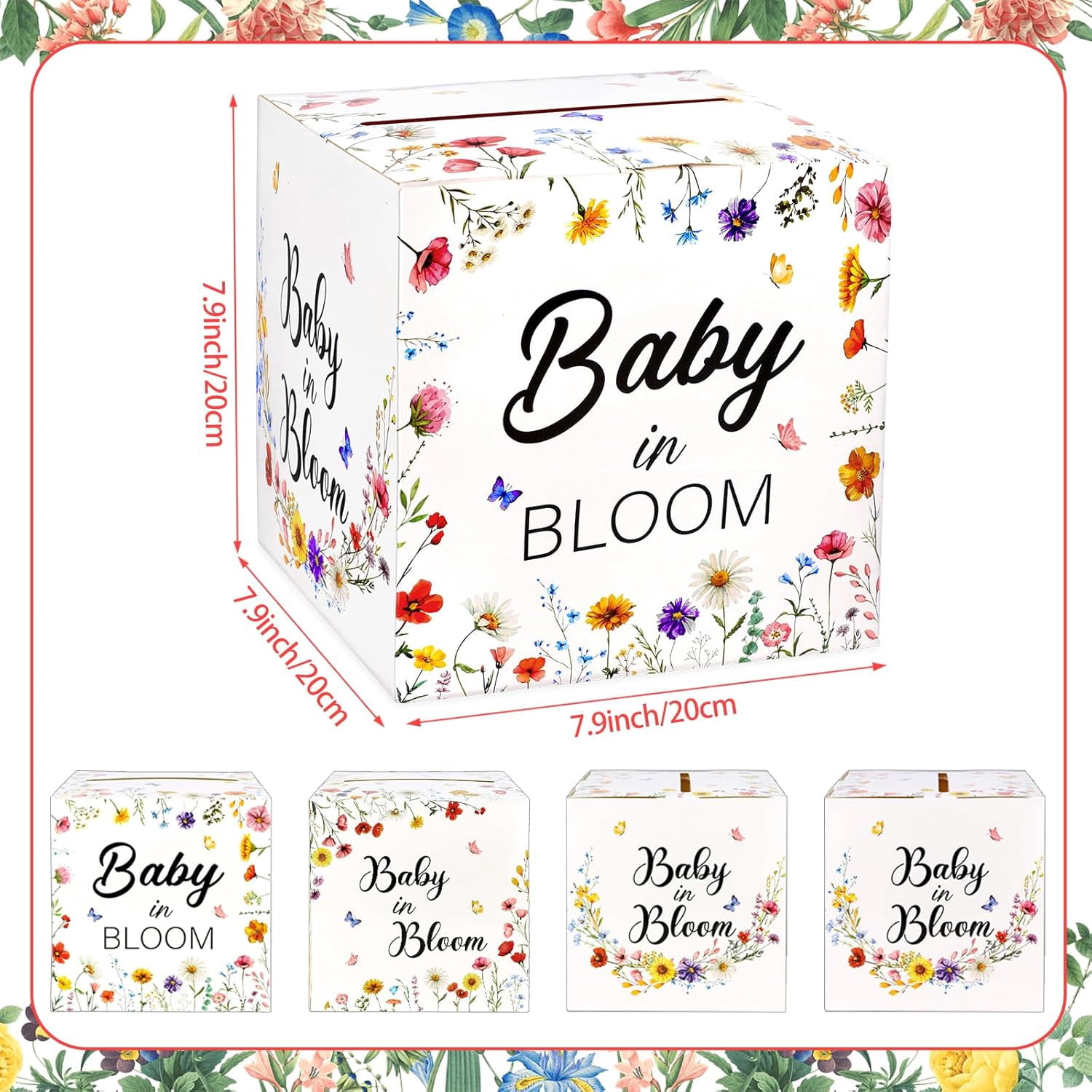 fhxbjoi Wedding Card Box Party Favors Post Box Cardboard Receiving ...