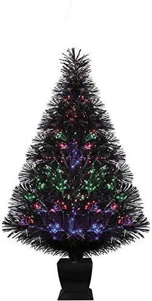 fiber optic christmas tree 32 in, black