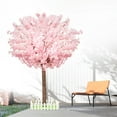 ficial Cherry Trees Indoor Decor Handmade Natural Fake Cherry Blossom