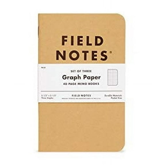 field notes kraft graph 3-pack