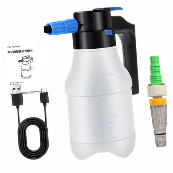 figatia 1.5 Liters Car Electric Foaming Kit for Home Cleaning and Garden Use