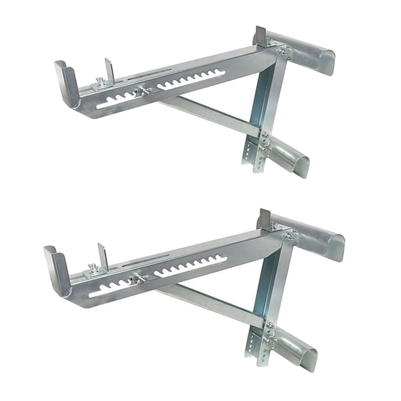 figatia 1 Pair Extension Ladder Jacks Scaffolding Tool for Painting Siding Welded Triangle Structure Accessory Steel Scaffold Bracket