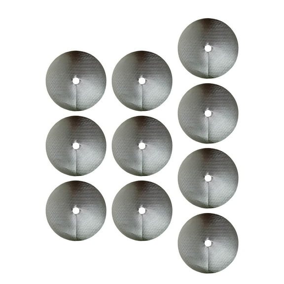 figatia 10 Pieces Tree Mulch Rings Fruit Tree Protector Gardening to Prevent Animals from Digging and Destroying 24" Protection Mats Argent