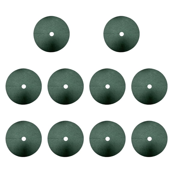 figatia 10 Pieces Tree Mulch Rings for Control Fruit Tree Protector Potted Plant Protection Round Non Woven Protection Mats 72cm 8cm Hole