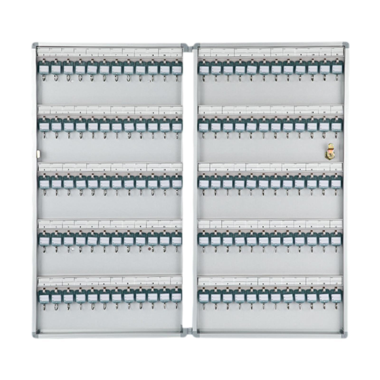 figatia 120 Position Key Lock Box Key Management with Key Tag Labels Stickers and Hooks Keeper Box Key Cabinet for Car and House Keys