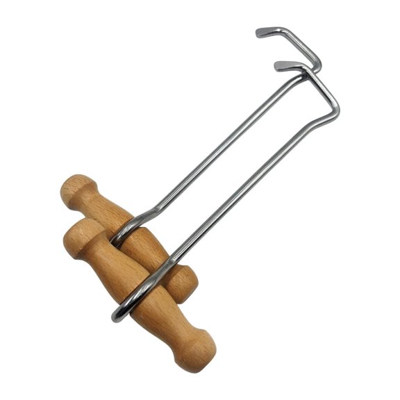 figatia 2 Pieces Boot Hooks Boot Puller Effortless Pulling Metal Hooks Sturdy Equestrian Tools for Equestrian Cowboy Long Shoes Pulls