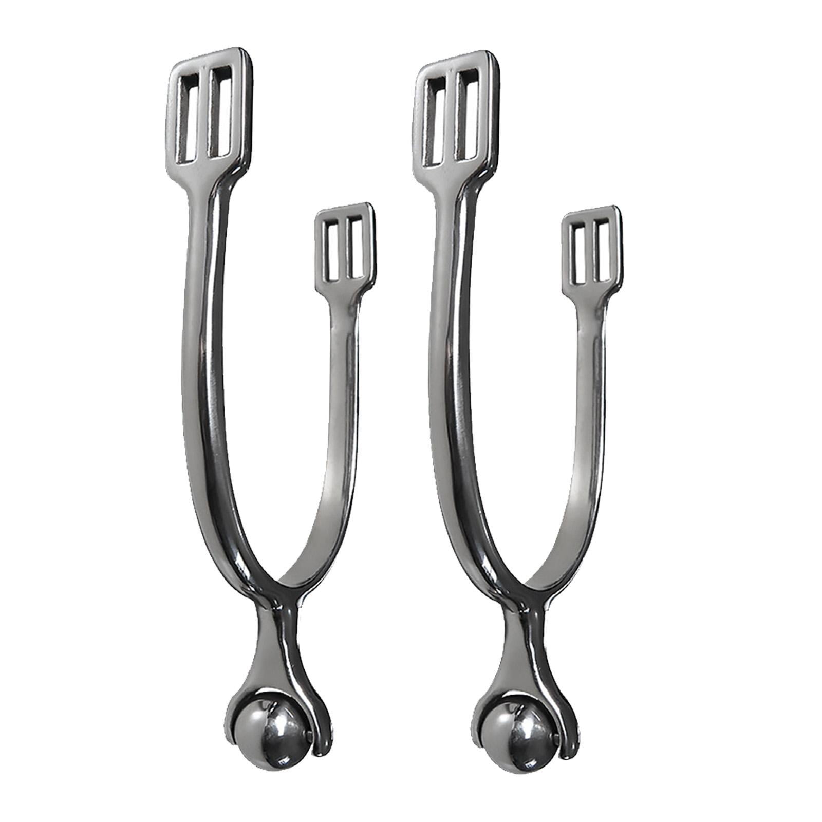 figatia 2 Pieces Horse with Rotatable Gear,Equestrian Accessory Cowboy ,Horse Riding for Riding Equestrian Training 7.3 cm