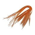 thumbnail image 1 of figatia 20 Pieces Fish Ribbon Sea Fishing Lure Set for Trout Striped Bass Grass Carp Orange Black, 1 of 8