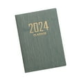 thumbnail image 1 of figatia 2024 Planner Notebook Learning Notebook Monthly Planner Notepad Diary Journal Calendar Book Record Book Daily Planner Undated Green, 1 of 8