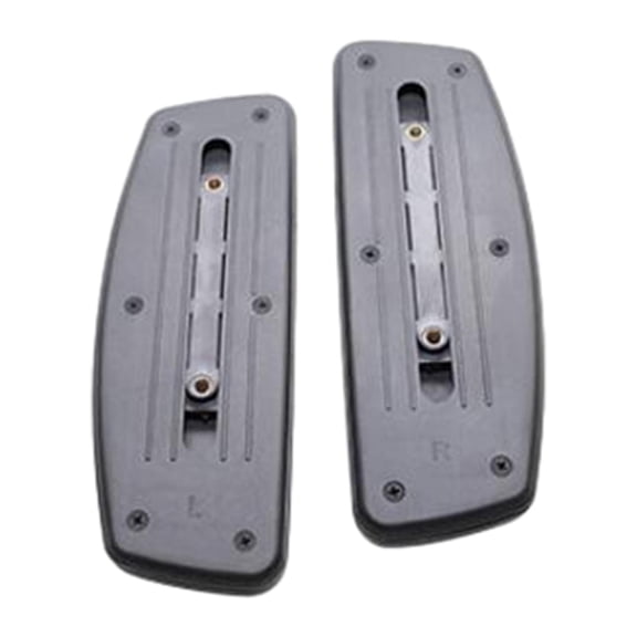 figatia 2Pcs Office Chair Replacement Armrest Arm Pads Caps Waterproof Easy to Install with Mounting Hole Durable Desk Chair Arm Pads Sliding Mount