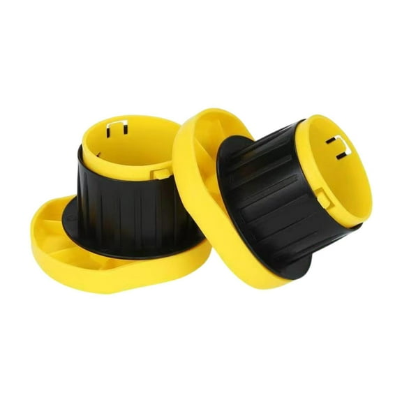 figatia 2Pcs Stretch Film Wrap Handle Dispensers Shrink Wrap Handles Compact with Brake for Pallet Shipping Factory 76mm Core Packing