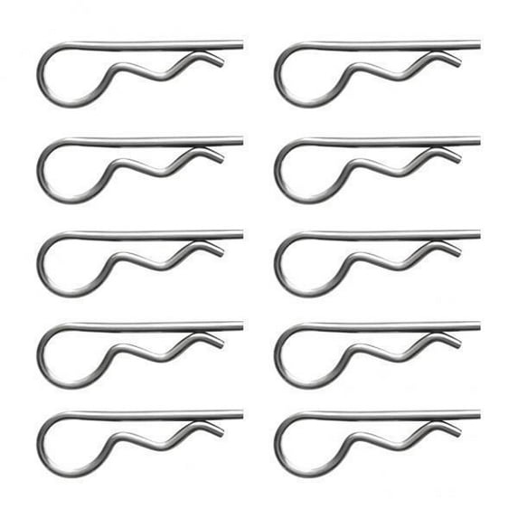 figatia 2x10 Pieces Marine Stainless Retaining Clip Spring Cotter Pin 3x65mm , , 3 Pcs